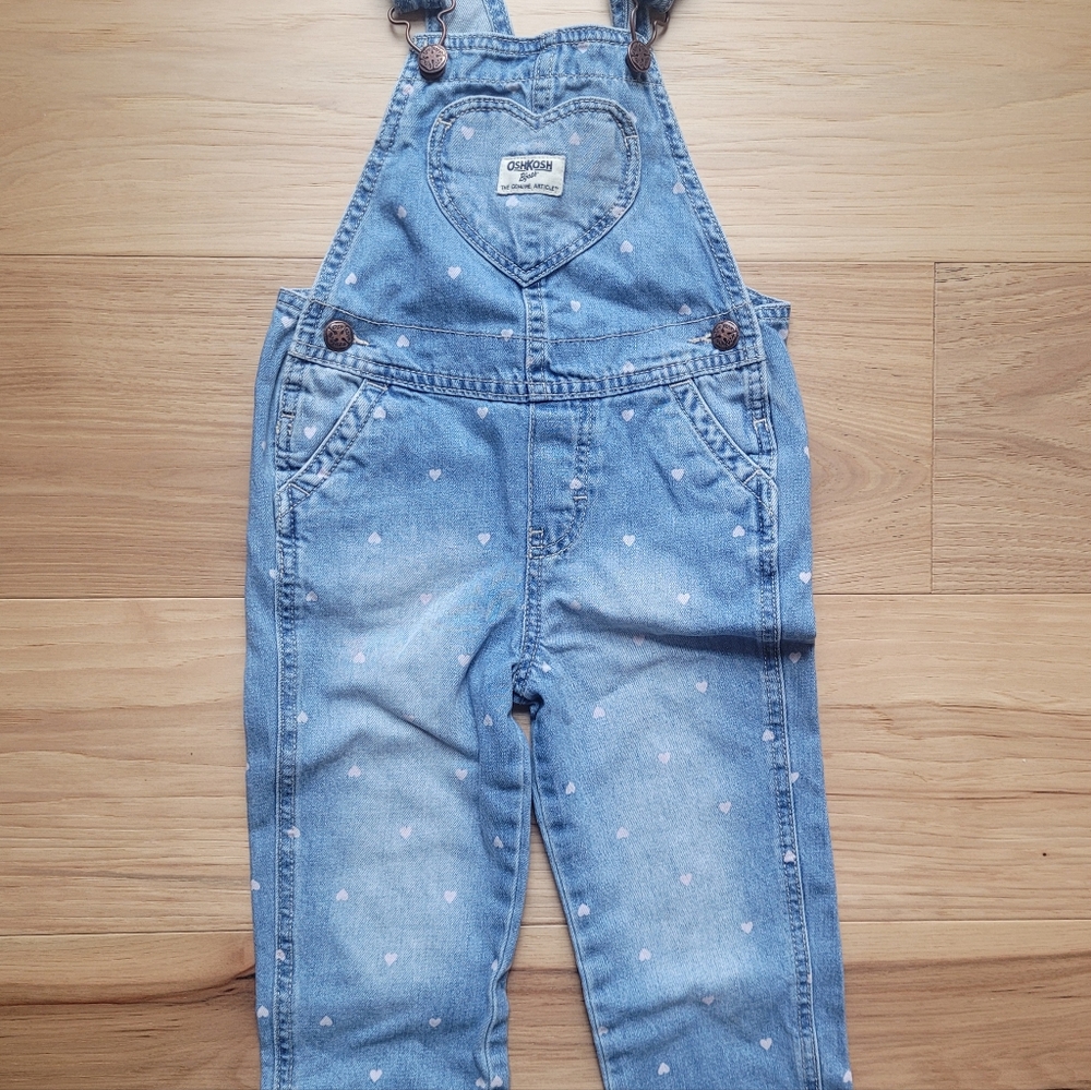 OshGosh *Heart* Toddler 4T Jumper/Overalls